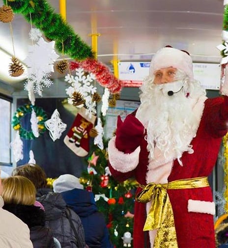 Новорічна екскурсія на трамваї з Дідом Морозом - Днепр, купить билеты, цена, дата, отзывы, дата, Афиша Днепра