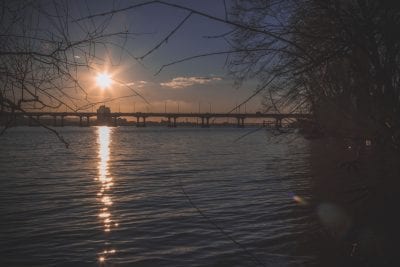 Днепр в огне солнца: красочные фотографии заката над рекой. Афиша Днепра