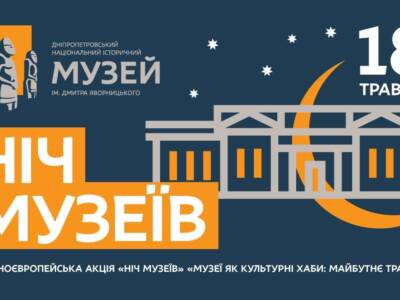 «Ночь музеев-2019» в историческом музее Днепр. Афиша Днепра