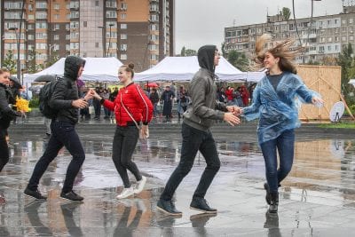 Дождь не помеха для здоровья: в Днепре прошел фестиваль здоровья. Афиша Днепра