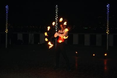В Днепре танцевали с огнем (Фото). Афиша Днепра