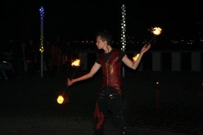 В Днепре танцевали с огнем (Фото). Афиша Днепра