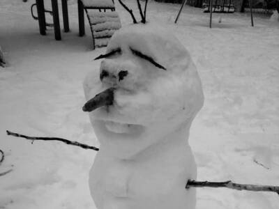 Снежная госпожа и диджей-снеговик: Как в Днепре радуются снегу. Афиша Днепра