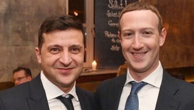 Зеленский встретился с основателем Facebook Цукербергом. Афиша Днепра