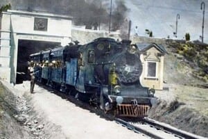 Как выглядела раньше детская железная дорога в парке Глобы (Фото). Афиша Днепра