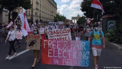 Как в Украине и мире поддерживают белорусские протесты (Фото)