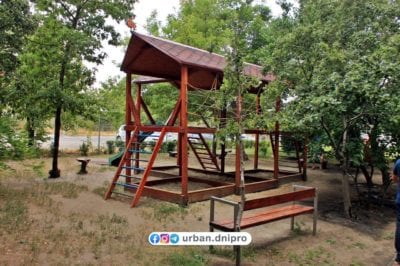 Как в Европе: в Днепре двор многоэтажки превратили в зону отдыха (Фото)