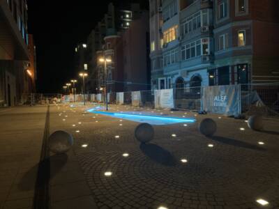 Екатеринославский бульвар II засиял первыми огнями: скоро открытие новой пешеходной зоны в Днепре. Афиша Днепра
