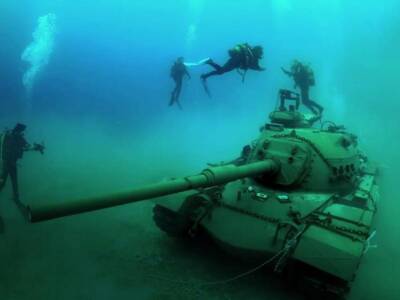 Дайвер из Днепра разыскал американский танк на морском дне турецкого курорта. Афиша Днепра
