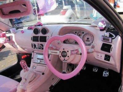 В Днепре обнаружили "мультяшную" розовую машину (Фото). Афиша Днепра