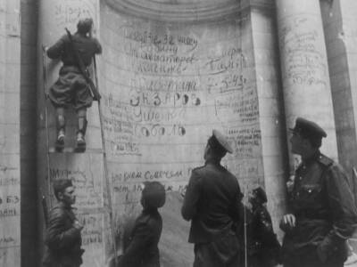 На стене Рейхстага нашли подпись солдата из Днепропетровщины (Фото). Афиша Днепра
