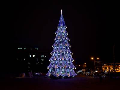 В Украине запустили сайт, позволяющий рассмотреть новогодние елки из разных городов. Афиша Днепра