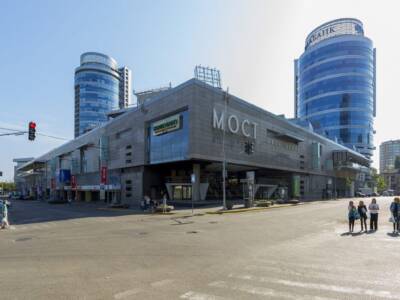 Как в Днепре строили торговый центр "Мост-сити" (Фото). Афиша Днепра