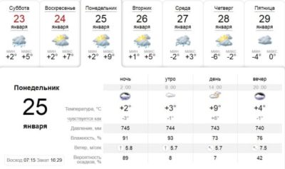 Не забудь зонт: погода в Днепре завтра, 25 января. Афиша Днепра
