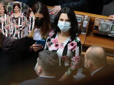 Депутат от "Слуги народа" выгуляла в Раду кофту от Dolce&Gabbana стоимостью 20 000 грн. Афиша Днепра