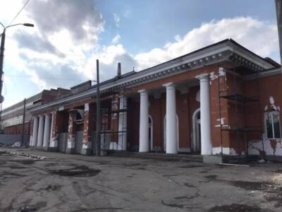 В Днепре реставрируют Восточную проходную ЮМЗ (Фото). Афиша Днепра