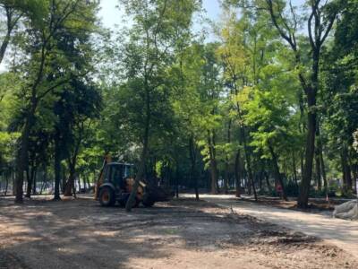 В Днепре продолжается реконструкция парка Писаржевского (ВИДЕО). Афиша Днепра