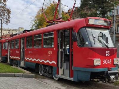В Днепре вышли на маршрут обновленные трамваи из Лейпцига. Афиша Днепра