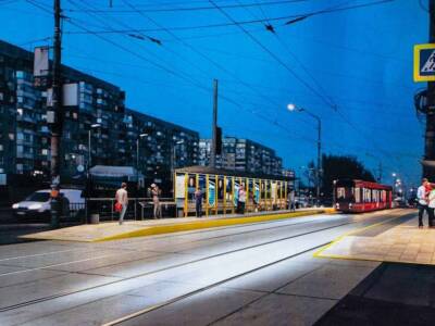 Как выглядела трамвайная остановка в Днепре 87 лет назад (ФОТО). Афиша Днепра
